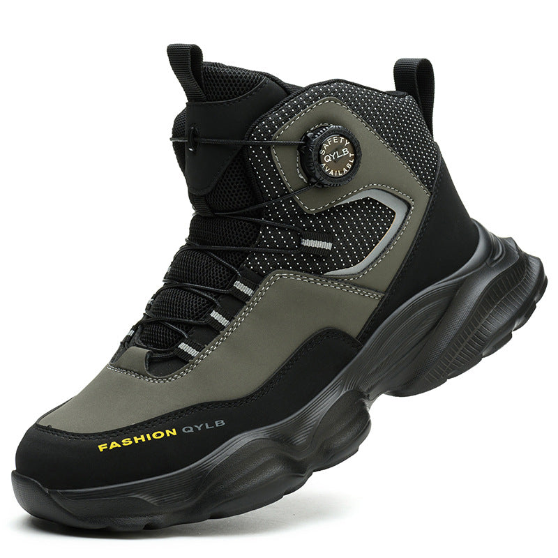 Comfortable Durable Safety Shoes With A Rotating Quick-release Buckle