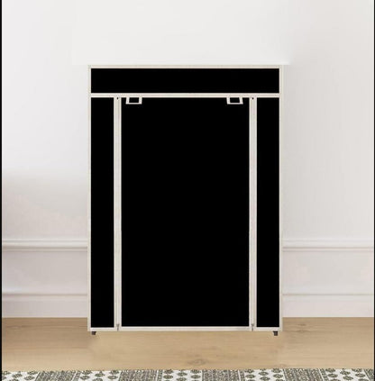 4 Rack Collapsible Wardrobe Cabinet and Shoe Rack