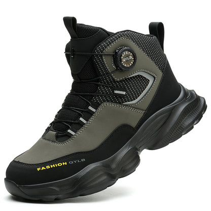 Comfortable Durable Safety Shoes With A Rotating Quick-release Buckle